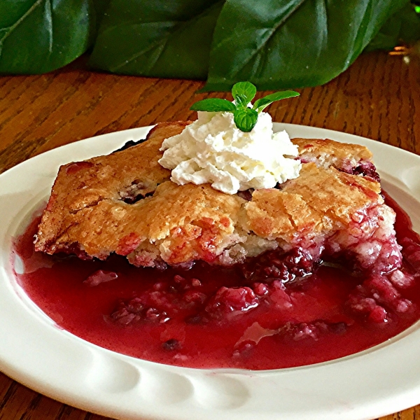 Blackberry Pudding Cake
