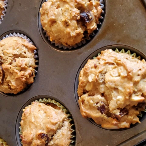 Vegan Date Sweet Potato Muffins