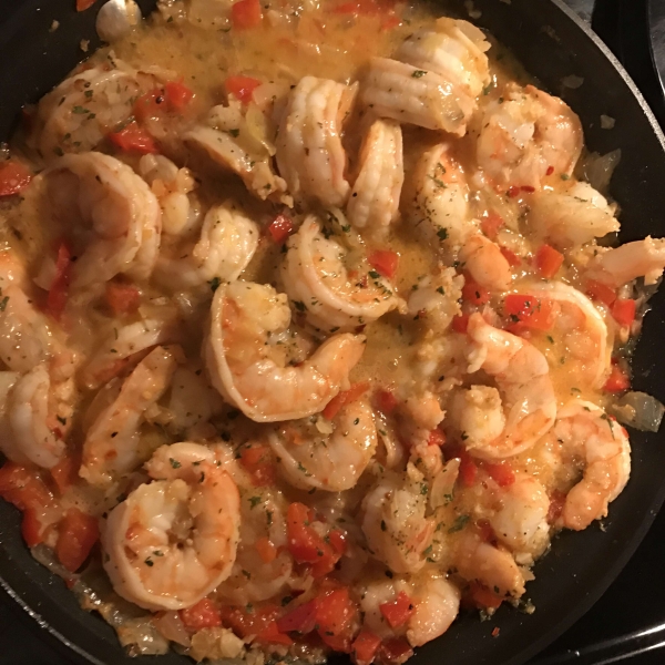 Cilantro Garlic Lime Sauteed Shrimp