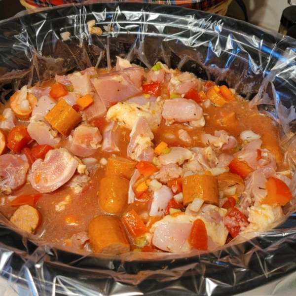 Simple Slow Cooker Jambalaya