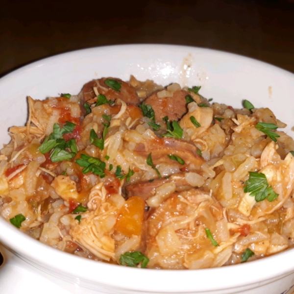 Simple Slow Cooker Jambalaya