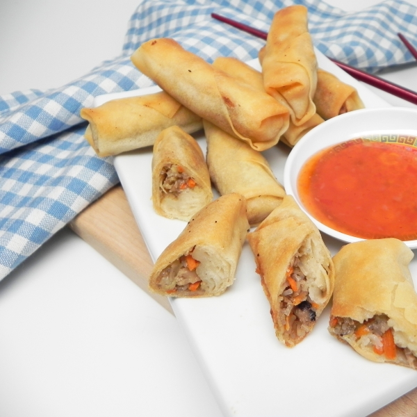 Mini Fried Shrimp Spring Rolls