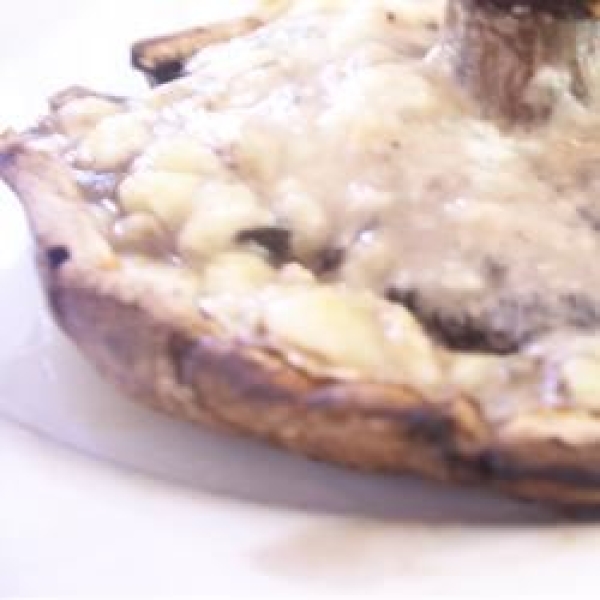 Roasted Portobello Mushrooms with Blue Cheese