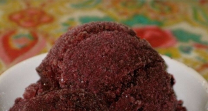 Pink Grapefruit Blueberry Sorbet