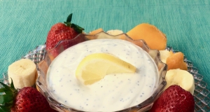 Lemon-Poppy Seed Fruit Dip