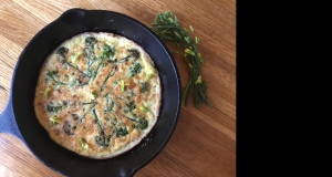 Frittata with Kale Raab