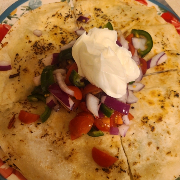 Pico de Gallo Chicken Quesadillas