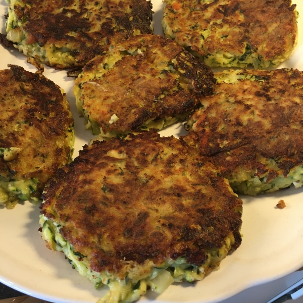 Zucchini and Feta Cheese Fritters (Kolokithokeftedes)