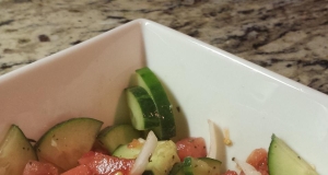 Cucumber Watermelon Salad