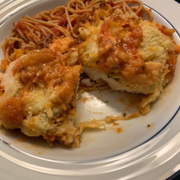 The Best Parmesan Chicken Bake