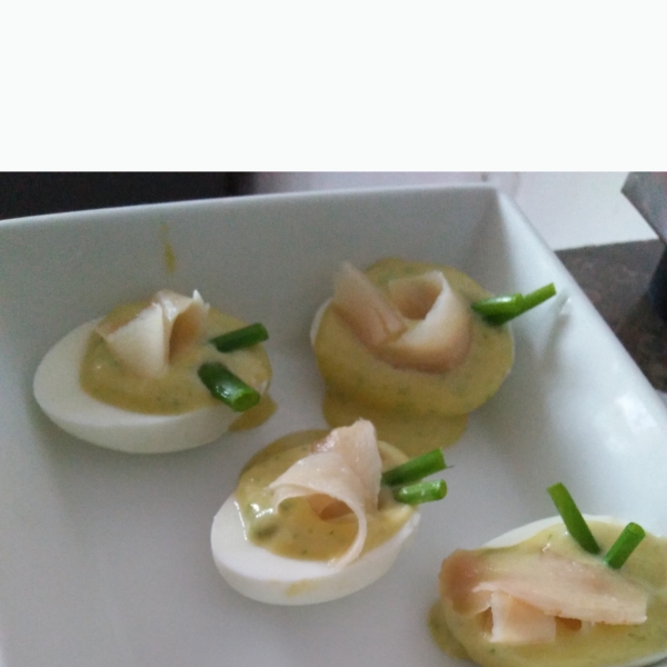 Japanese Wasabi Deviled Eggs