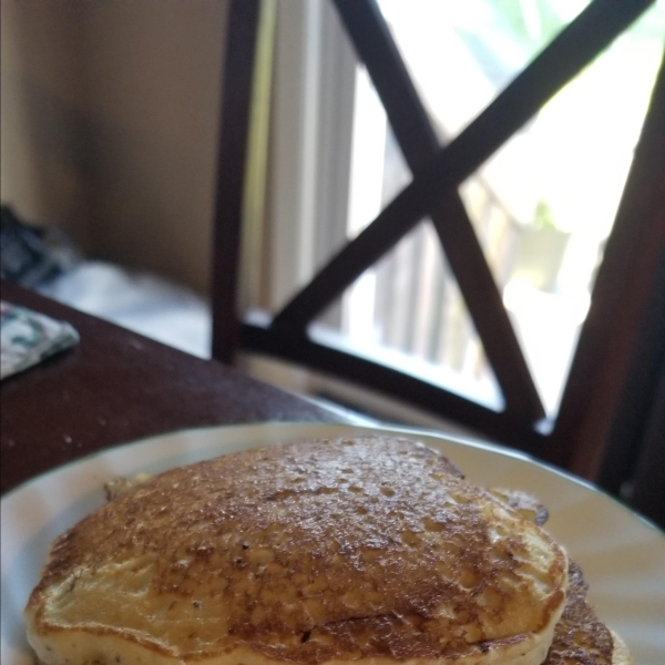 Sunday Morning Lemon Poppy Seed Pancakes