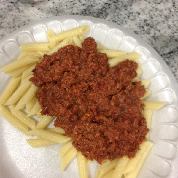 Spaghetti with Corned Beef