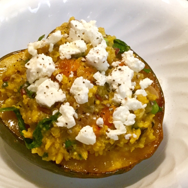 Curried Stuffed Acorn Squash