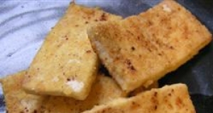 French Toast Pan-Fried Tofu (Gluten Free)