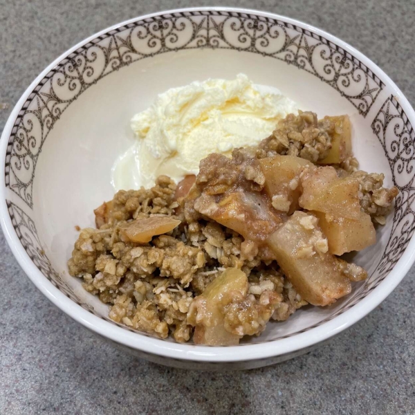 Apple and Pear Crumble