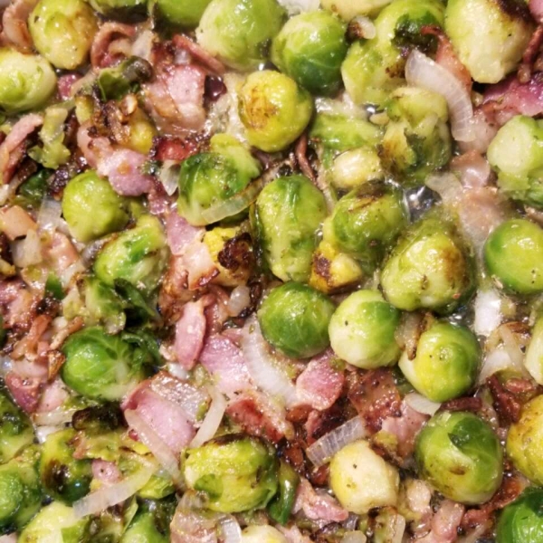 Quick Brussels and Bacon