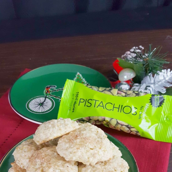 Pistachio and Coconut Cookies