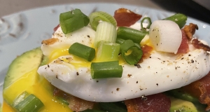 Avocado Toast with Crumbled Crispy Pancetta