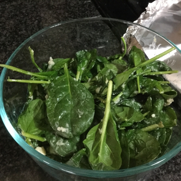 Sarah's Spinach Side Dish