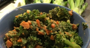 Peanut-Mustard-Miso Broccoli Salad