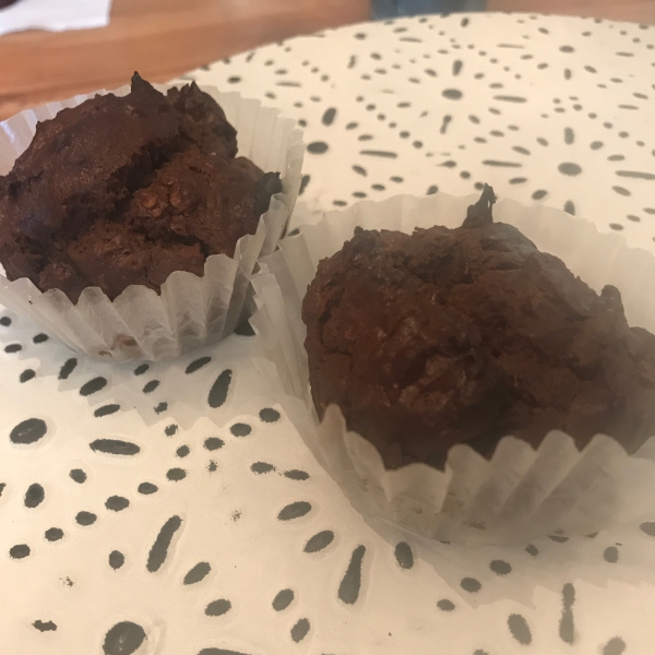 Eggless Peanut Butter Chocolate Muffins