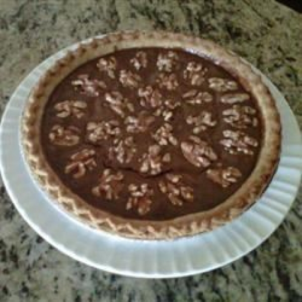 Mocha Walnut Pie