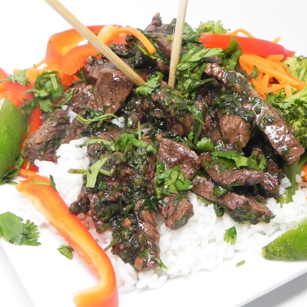 Thai Beef with Garlic and Black Pepper