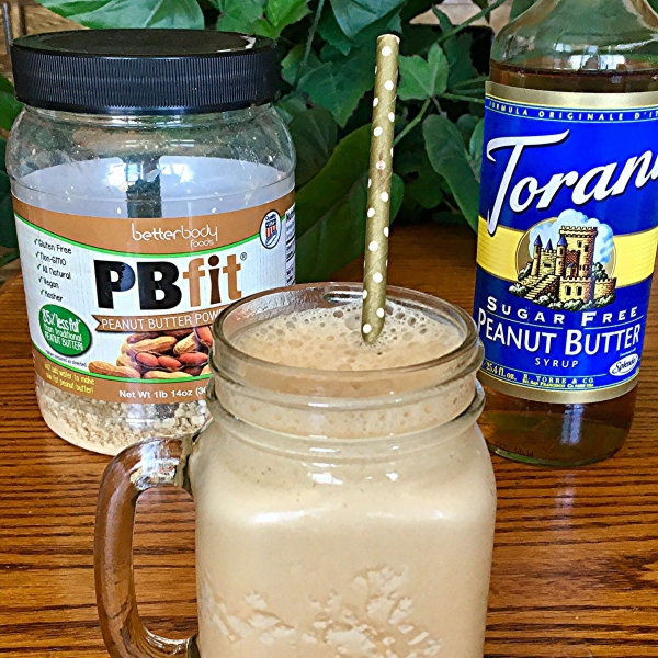 Skinny Peanut Butter Iced Coffee