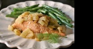 Baked Orange Salmon with Fennel