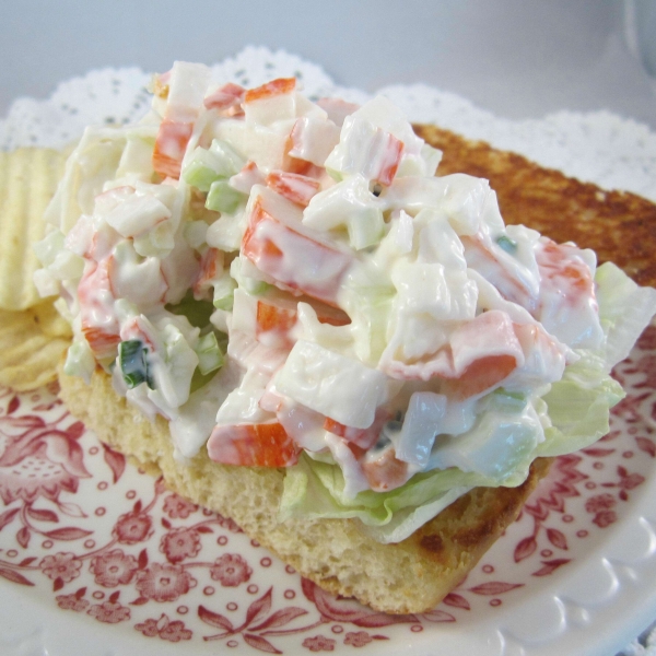 Keto Mock Crab Salad