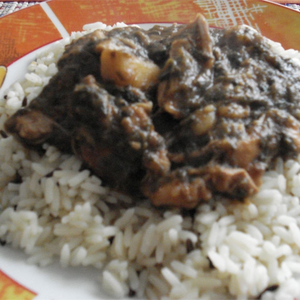 Parsley Spinach Chicken Stew