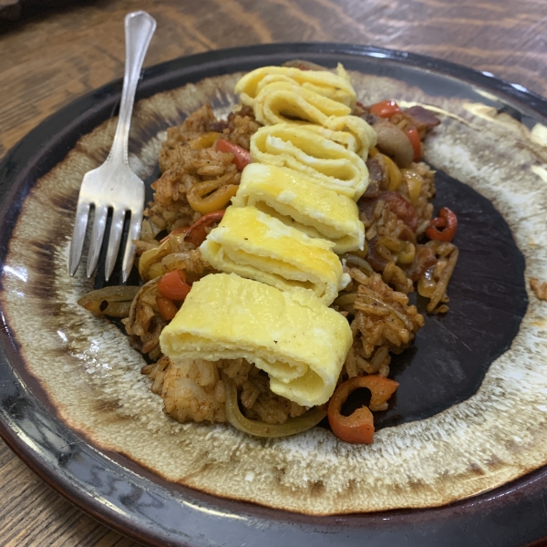 Omelet for Leftovers (Omurice)