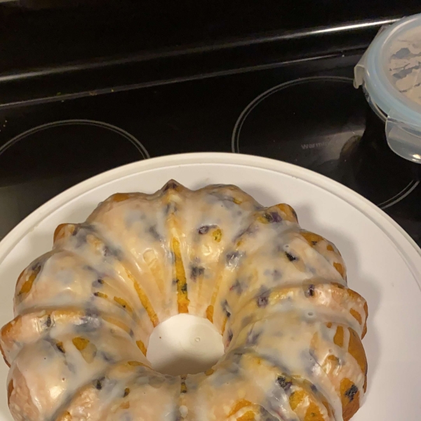 Easy Lemon-Blueberry Bundt Cake