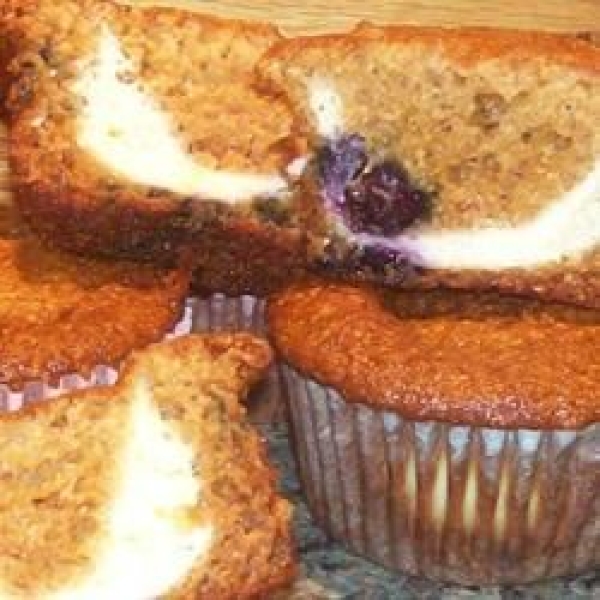 Blueberry Cream Cheese Muffins