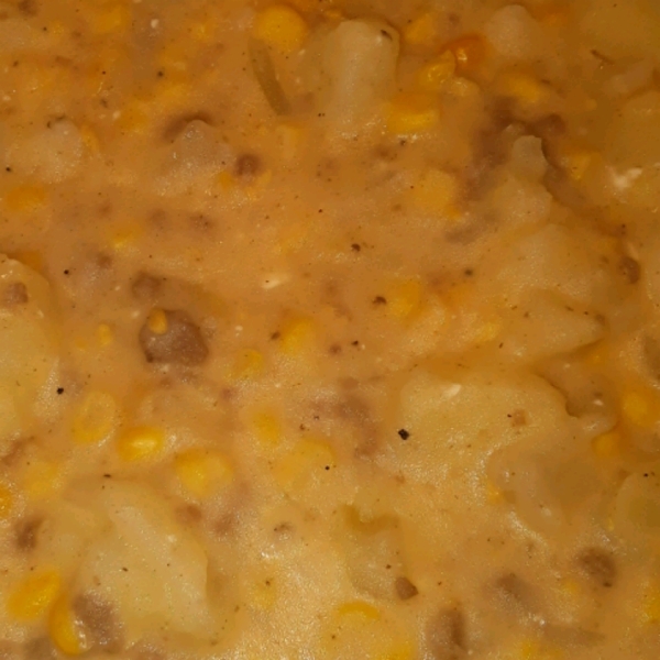 Corn Chowder with Beef