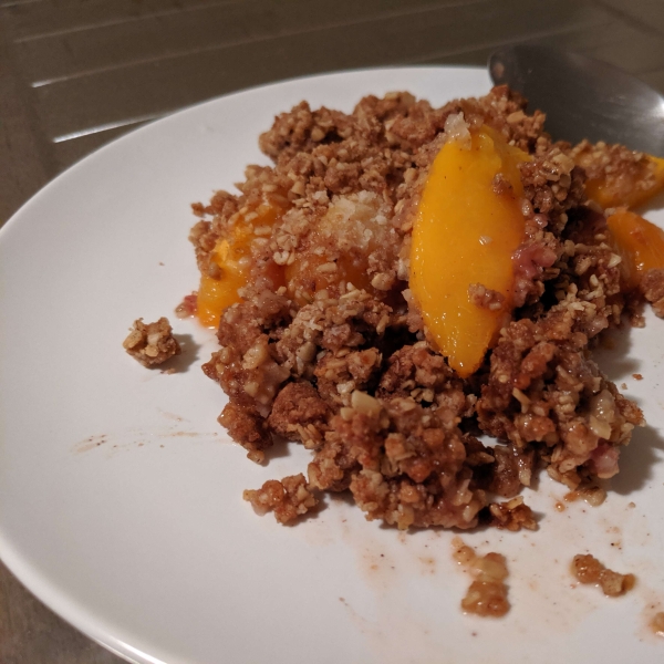 Peach Crisp with Granola