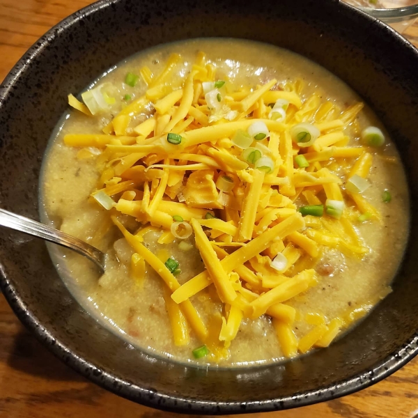 Slow Cooker, Easy Baked Potato Soup