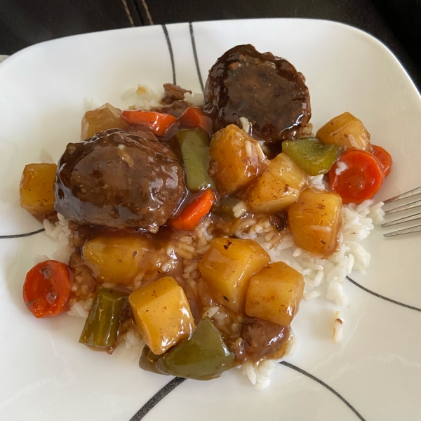 Lana's Sweet and Sour Meatballs