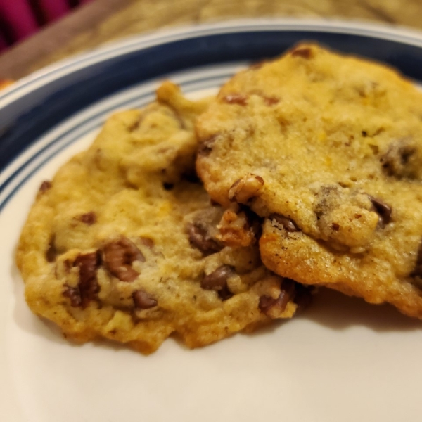 Orange Chocolate Chip Cookies