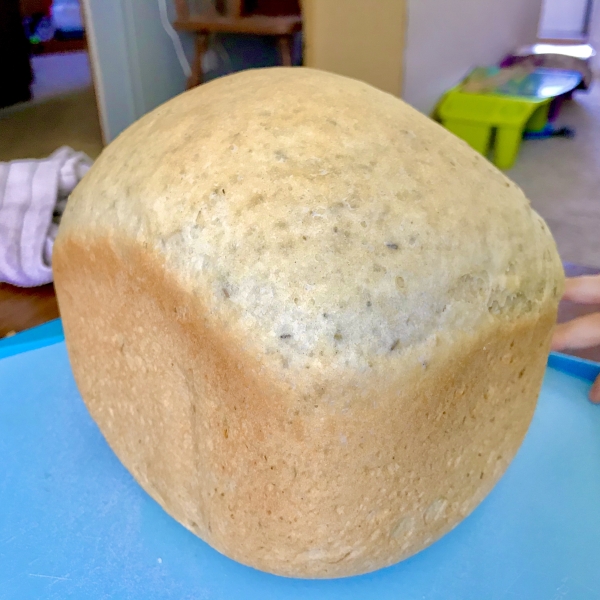 Super Easy Rosemary Bread Machine Bread