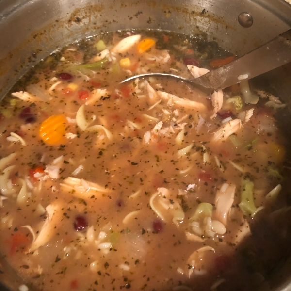 Turkey Bone Soup