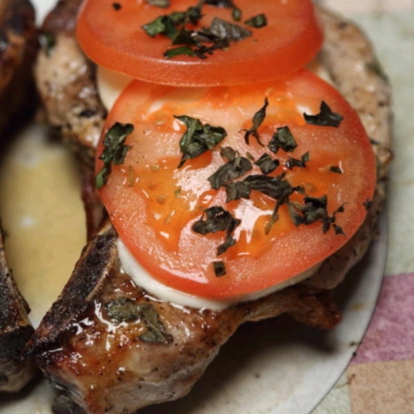 Grilled Italian Pork Chops