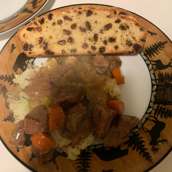 Beer Braised Irish Stew and Colcannon