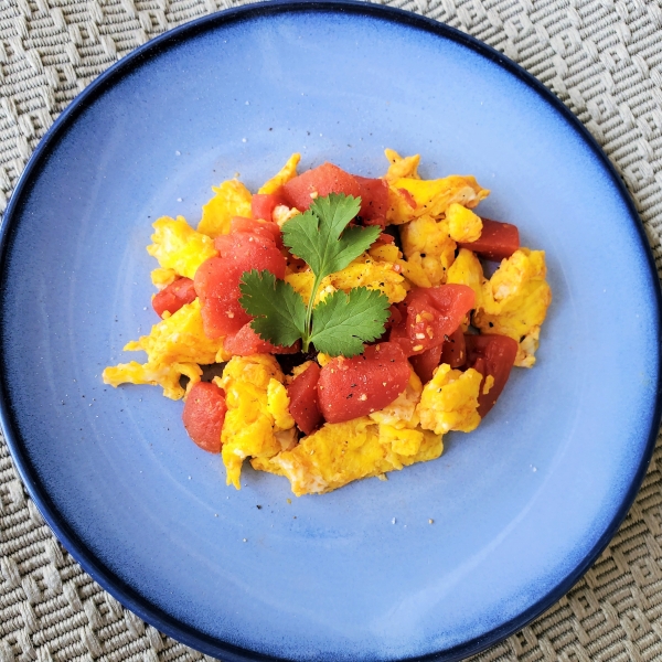 Scrambled Eggs and Tomatoes