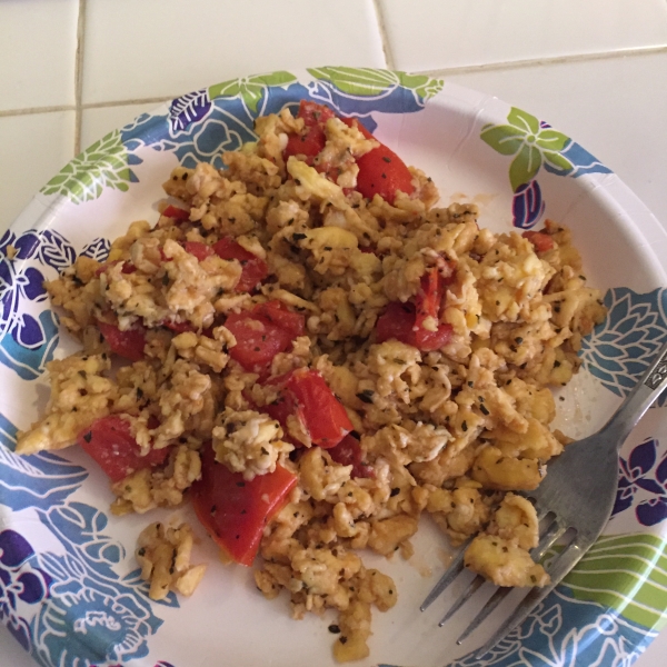 Scrambled Eggs and Tomatoes