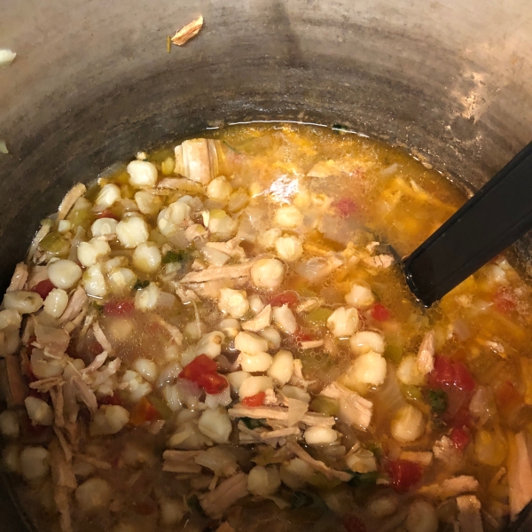 Quick and Easy Chicken Pozole