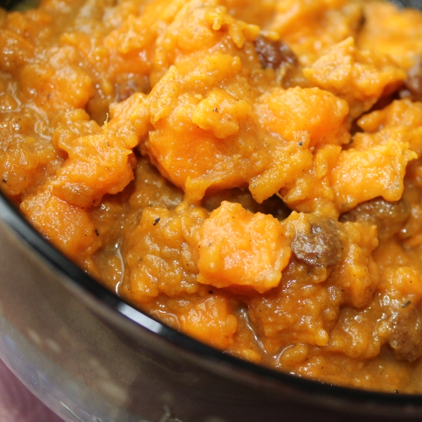Moroccan Sweet Potato and Raisin Salad