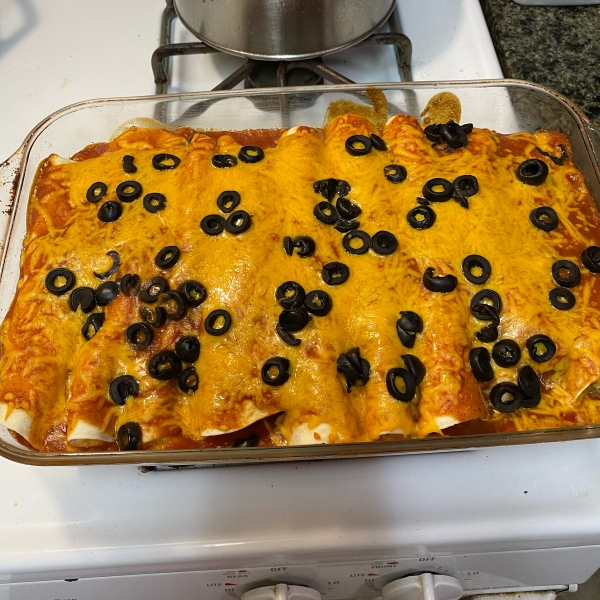 Beef Enchiladas with Flour Tortillas