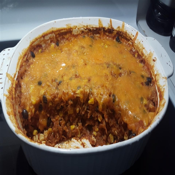 Southwest Chicken and Rice Casserole